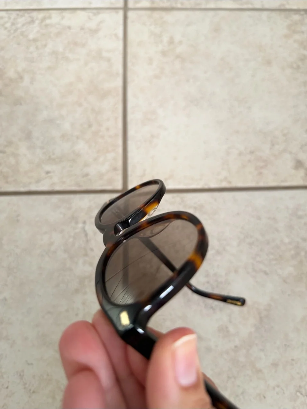 Madewell Tortoiseshell Round Sunglasses with Brown Lenses
